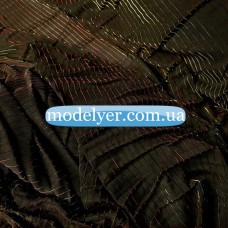 Ткань Сетка полоска с люрексом хамелеон